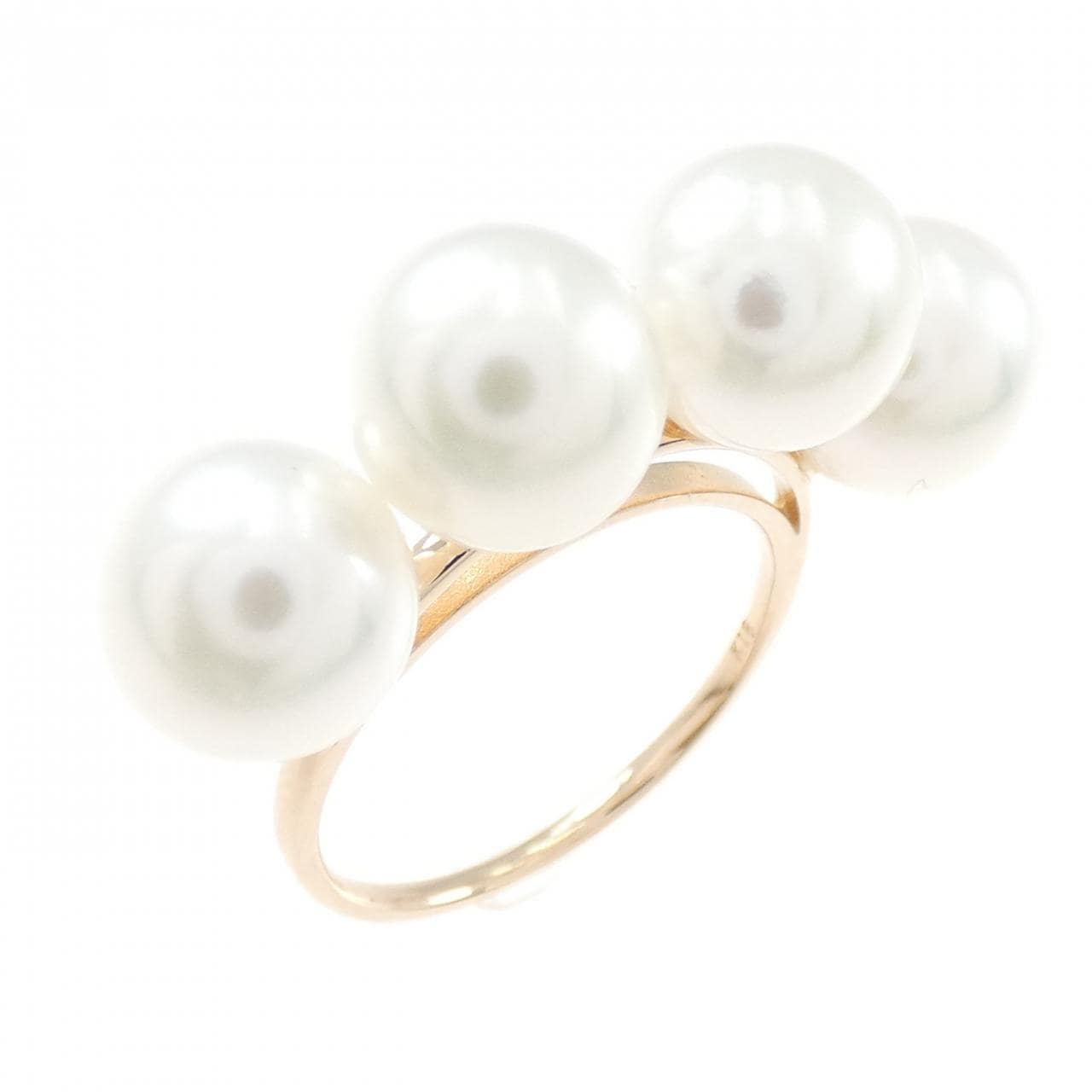 K18PG アコヤパール リング