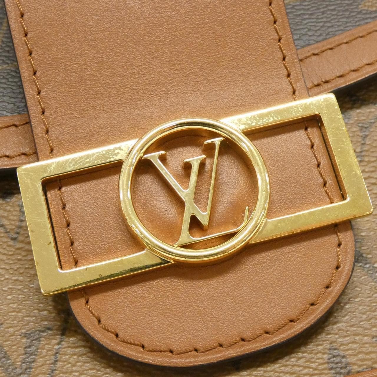 LOUIS VUITTON Monogram Reverse Dauphine MM M45958 肩背包