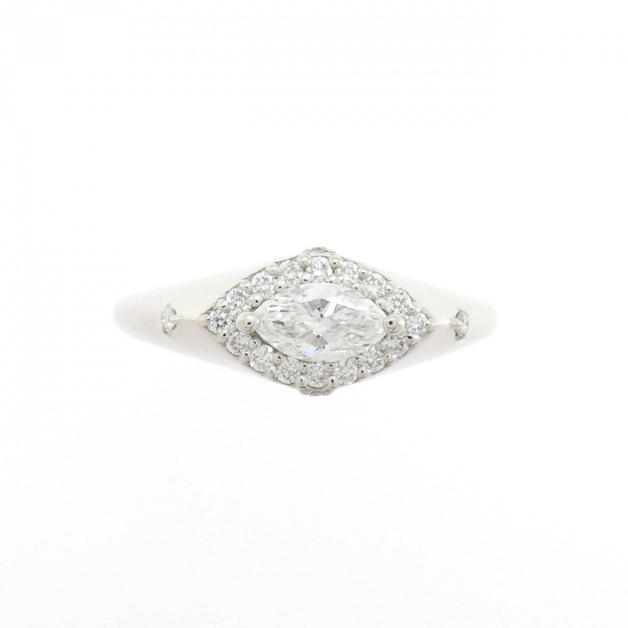 PT950钻石戒指，0.32克拉