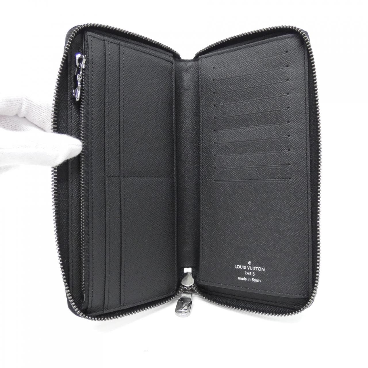 LOUIS VUITTON Monogram Eclipse Zippy Wallet Vertical M62295 Wallet