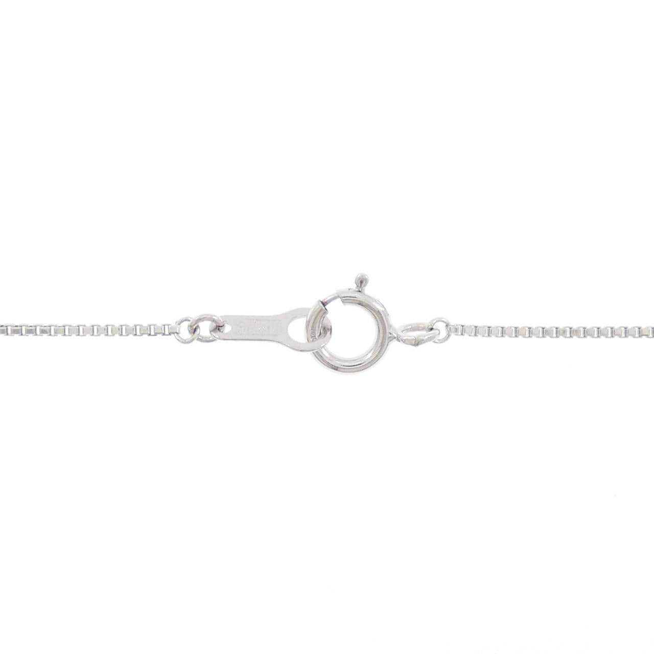 K18WG クロス ダイヤモンド ネックレス 1.00CT