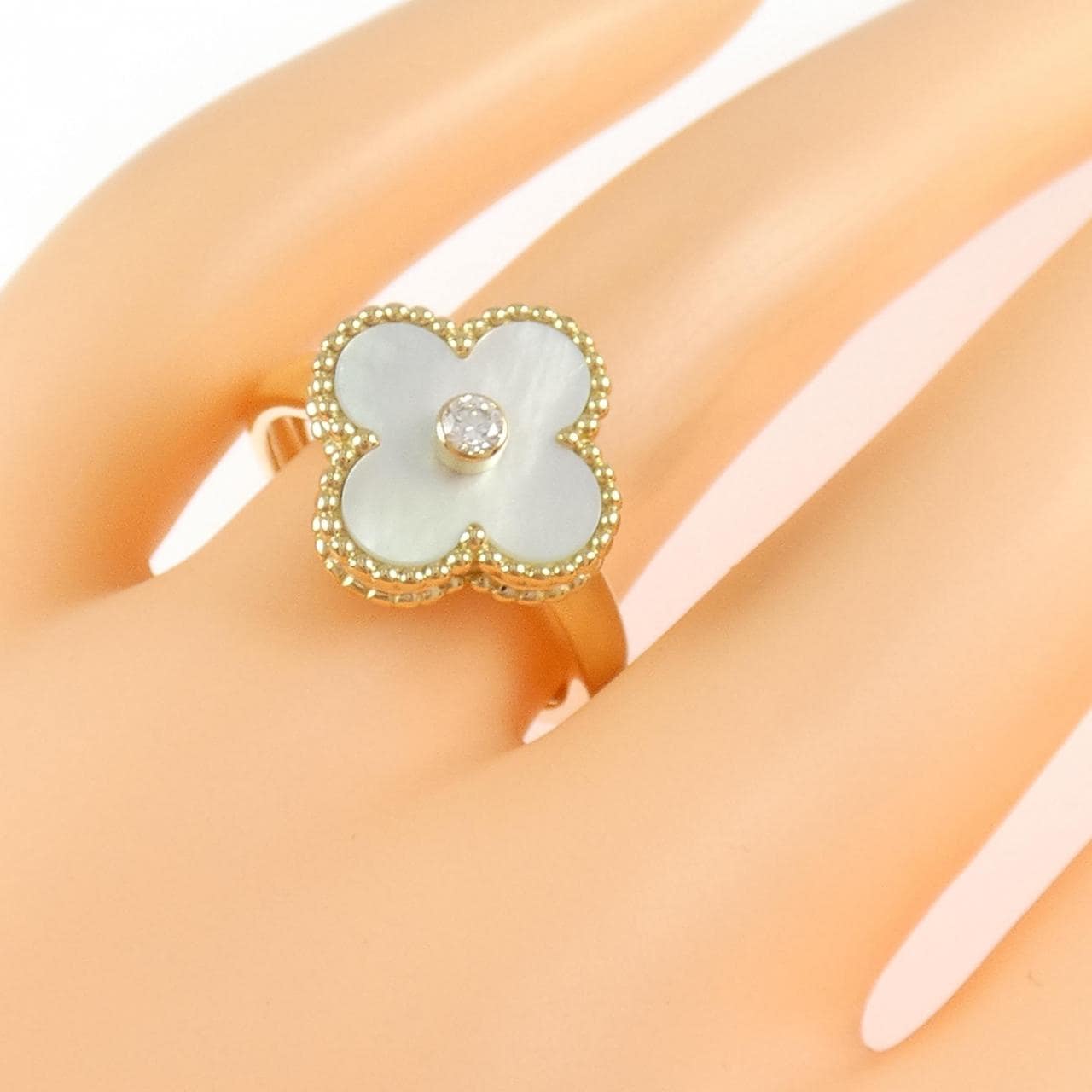 ヴァンクリーフ&アーペル ヴィンテージアルハンブラ リング