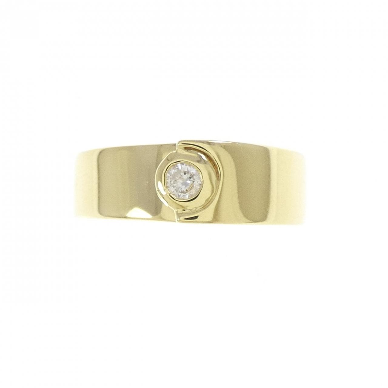 K18YG ダイヤモンド リング 0.10CT