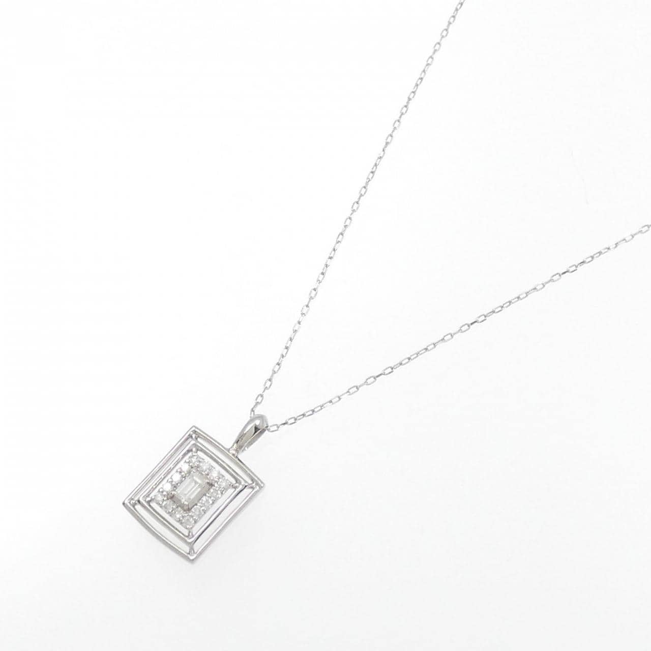【新品】PT ダイヤモンド ネックレス 0.15CT