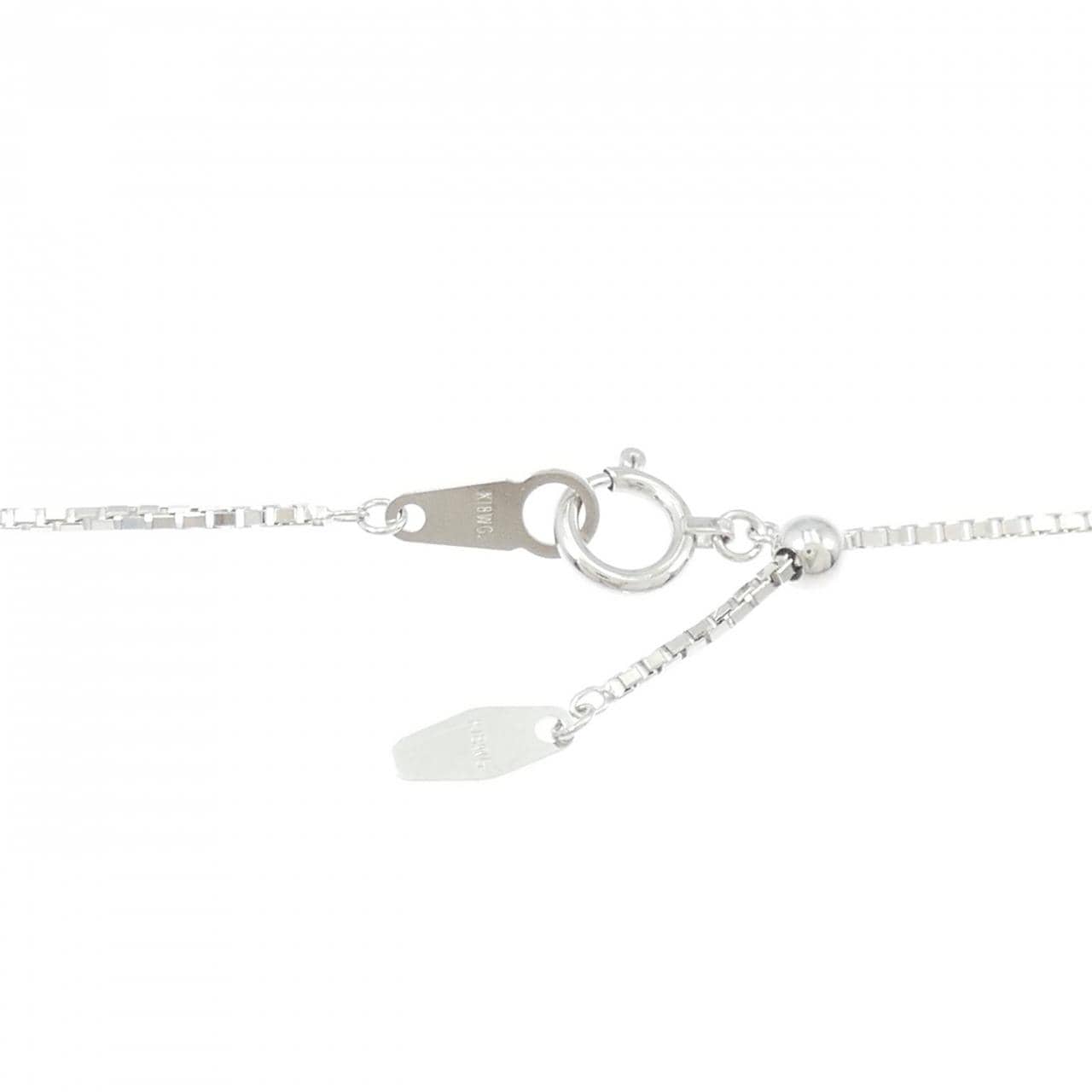 K18WG ブルートパーズ ネックレス 21.60CT