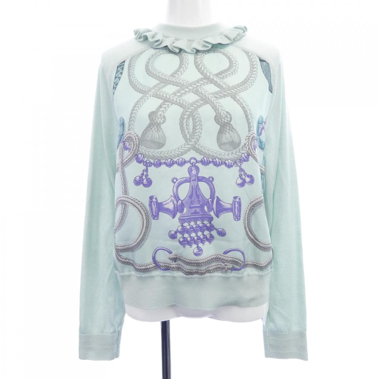 エルメス HERMES パルフロワリミックス PALEFROI 5H2803DL ツイルレーヌ ニット