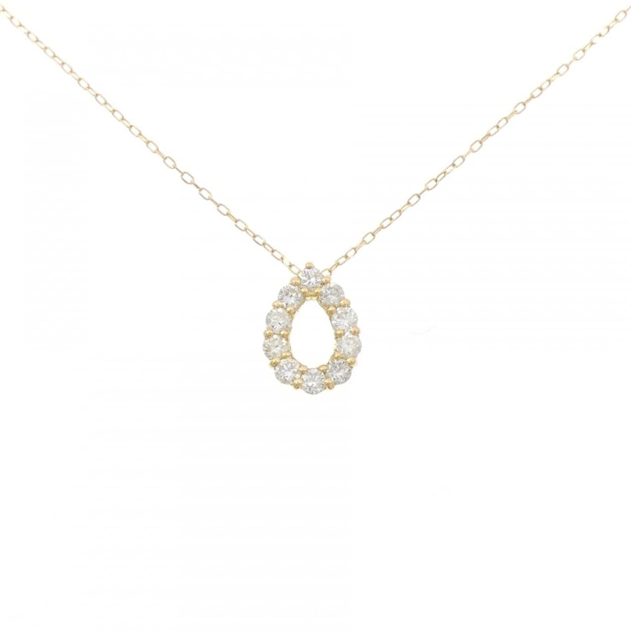 K18YG ダイヤモンド ネックレス 0.30CT