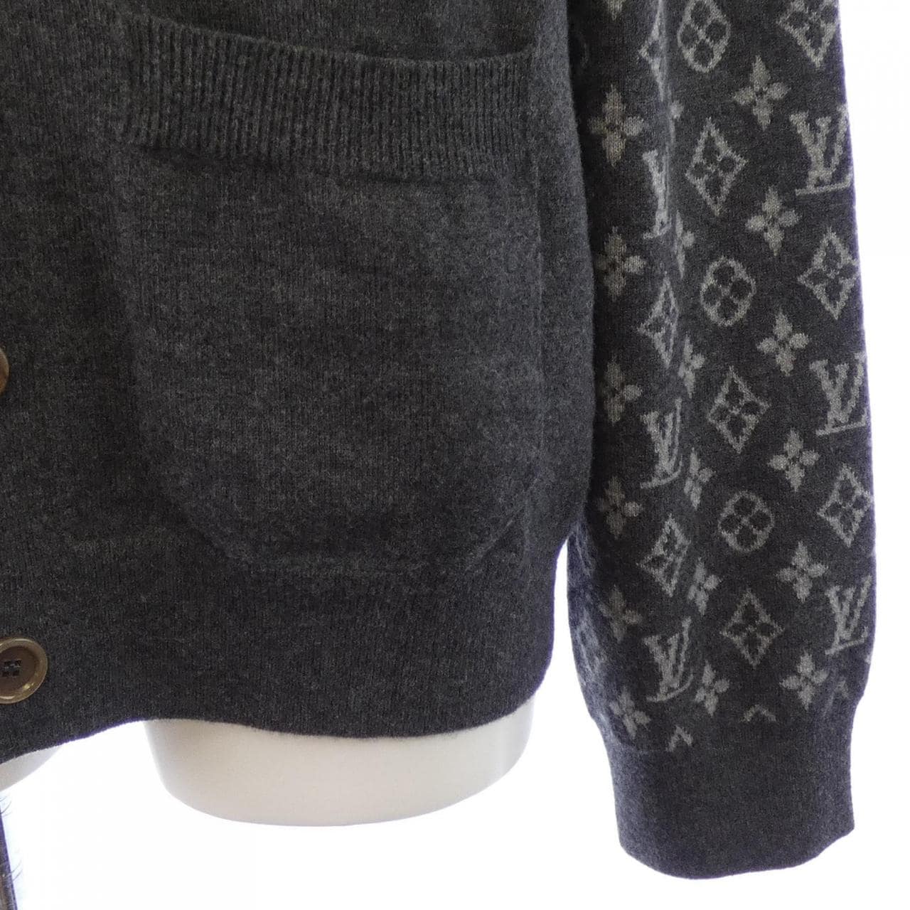 ルイヴィトン LOUIS VUITTON モノグラムミックス カシミヤカーディガン HON43WR93 カーディガン