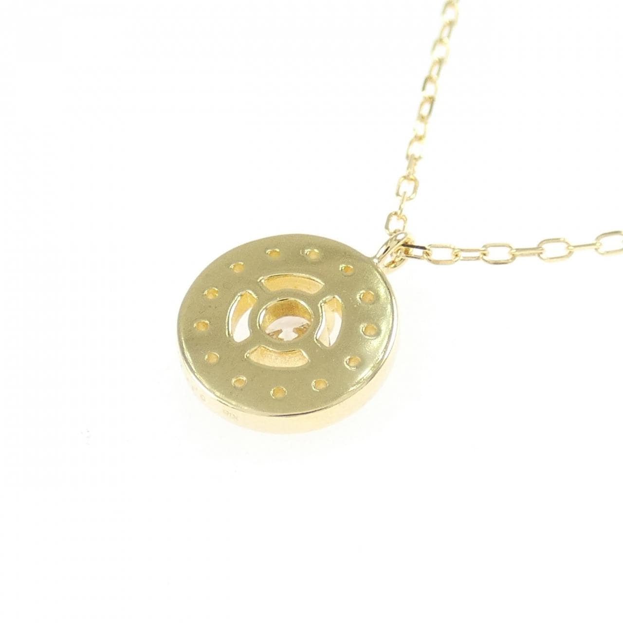 K18YG ダイヤモンド ネックレス 0.12CT