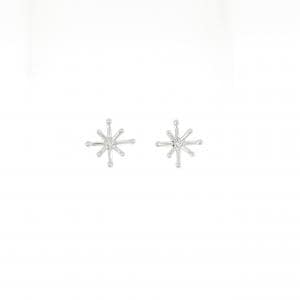 K18WG ダイヤモンド ピアス 0.02CT