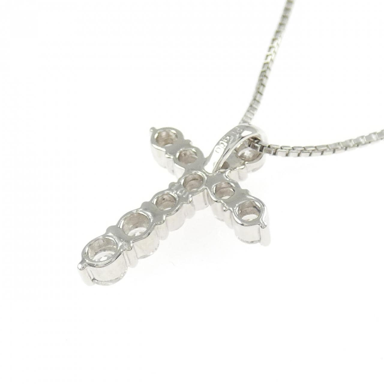 PT900/PT850 クロス ダイヤモンド ネックレス 1.01CT
