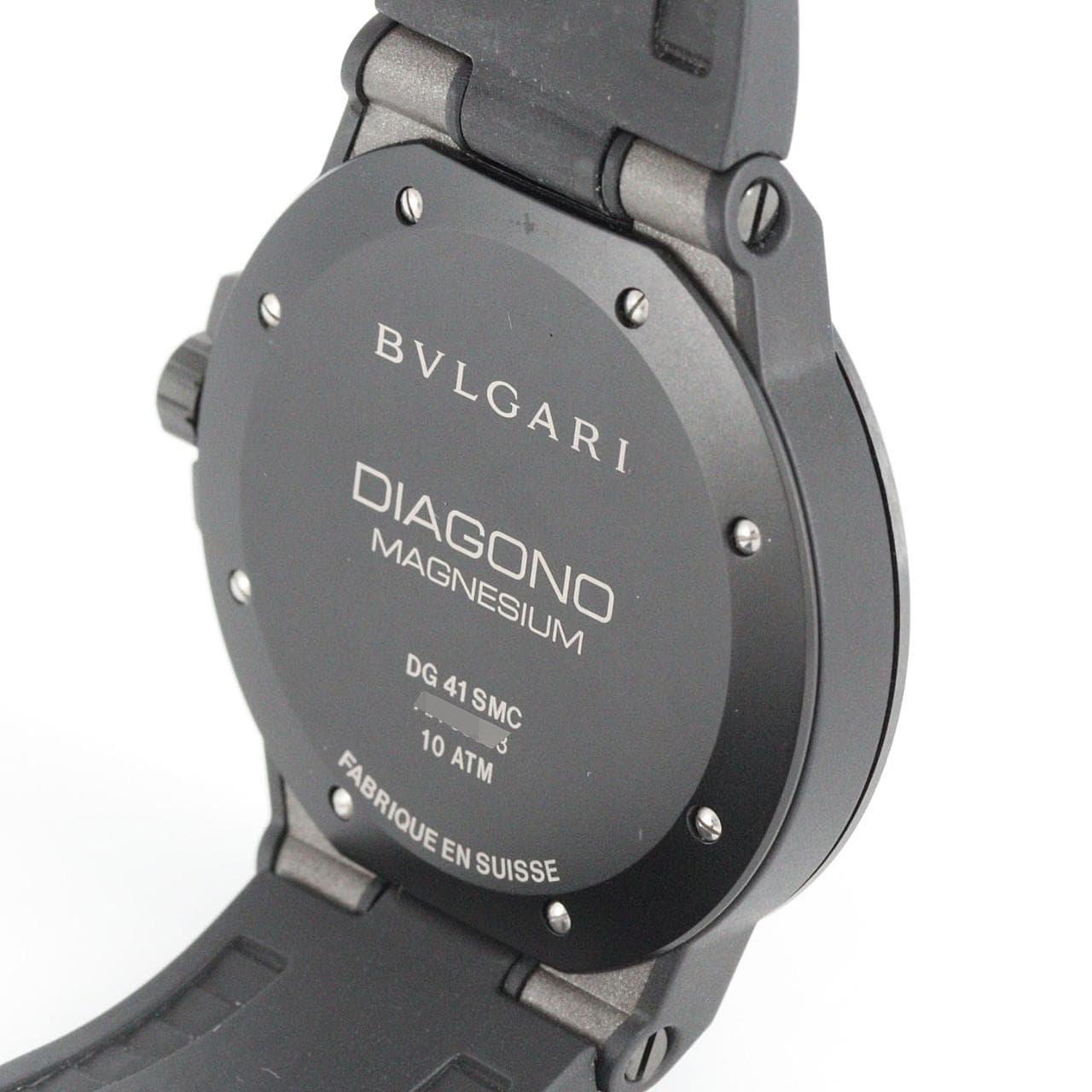 ブルガリ ディアゴノマグネシウム DG41SMC/DG41C14SMCVD マグネシウム&PEEK 自動巻