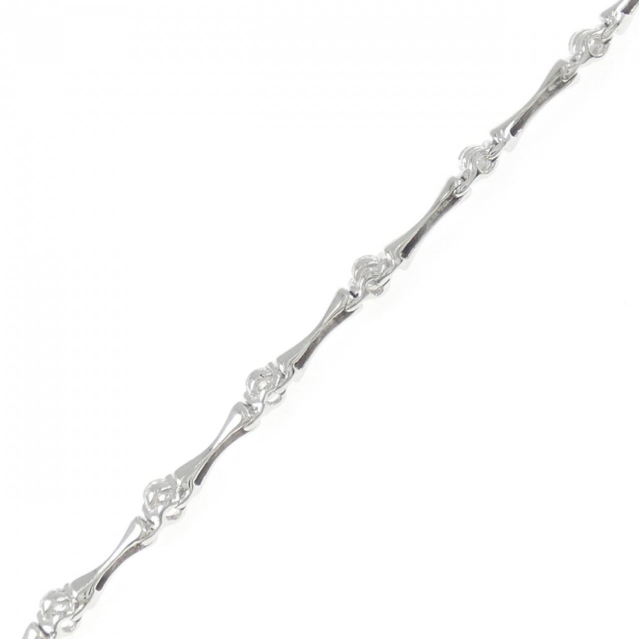 K18WG ダイヤモンド ブレスレット 0.65CT