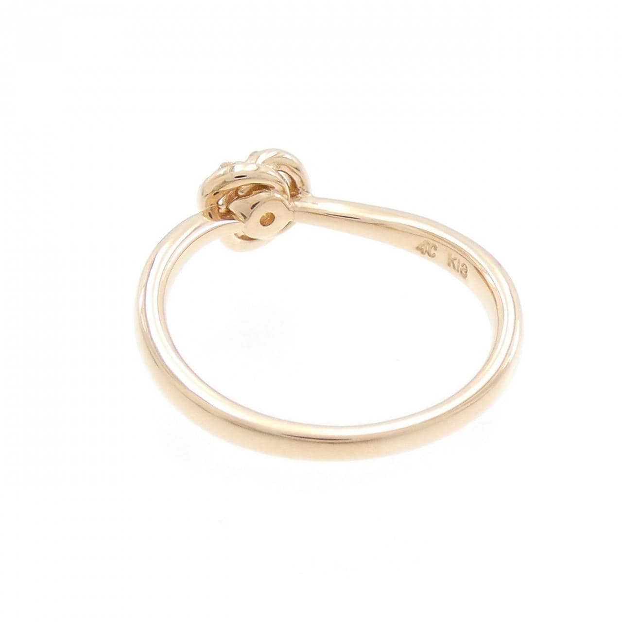 4゜C flower Diamond ring