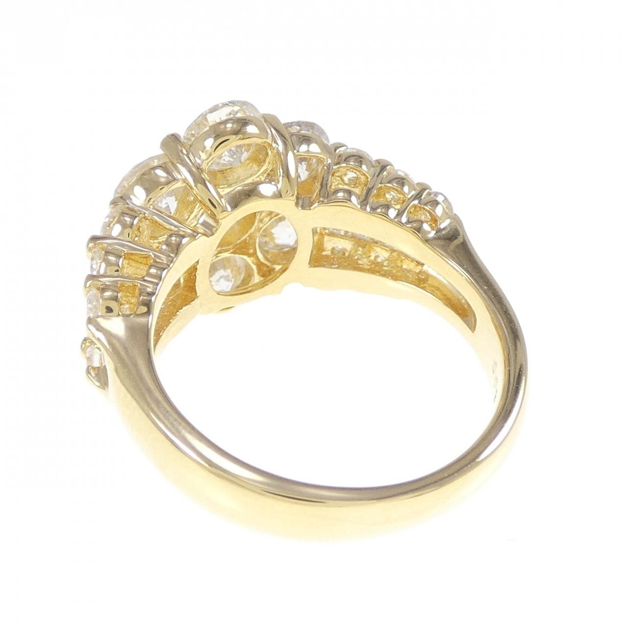 K18YG ダイヤモンド リング 3.00CT