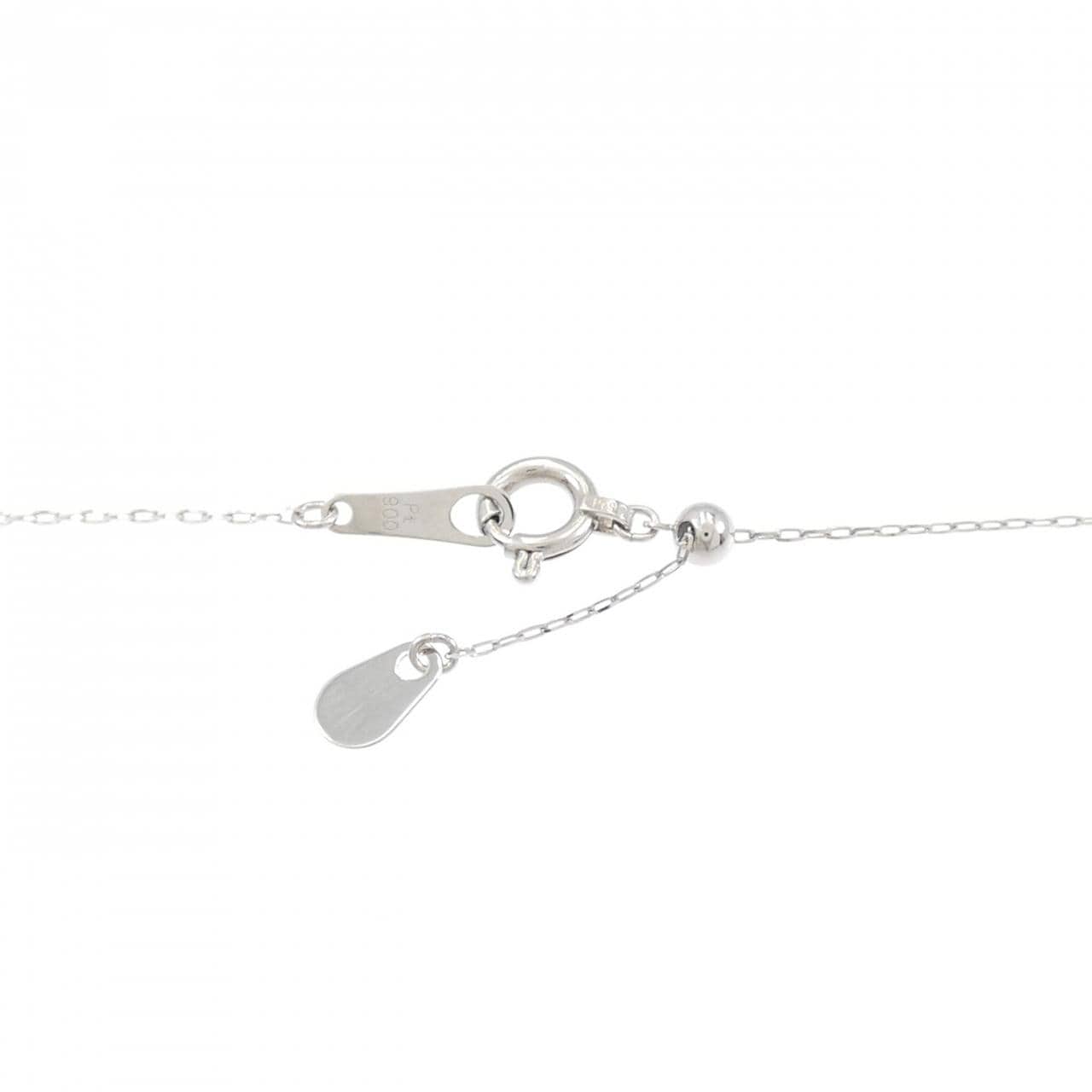 【新品】PT950/PT900 サファイヤ ネックレス 0.18CT