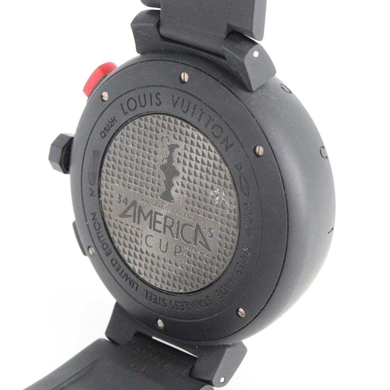 ルイヴィトン タンブールアメリカズカップクロノ LIMITED Q102H SS 自動巻