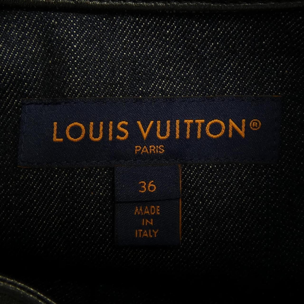 ルイヴィトン LOUIS VUITTON フロックド モノグラム FPJA35AAX デニムジャケット