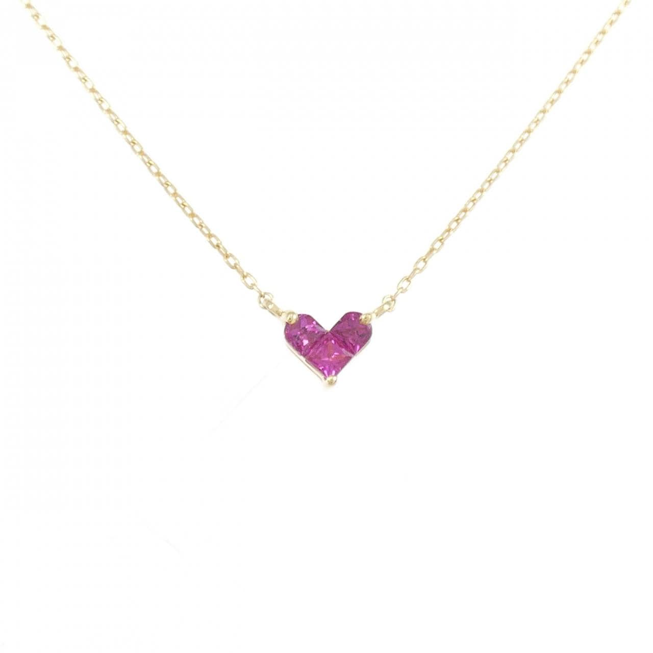 スタージュエリー ミステリアスハート ネックレス 0.15CT