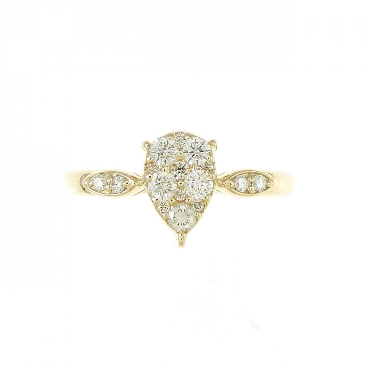 K18YG ダイヤモンド リング 0.25CT
