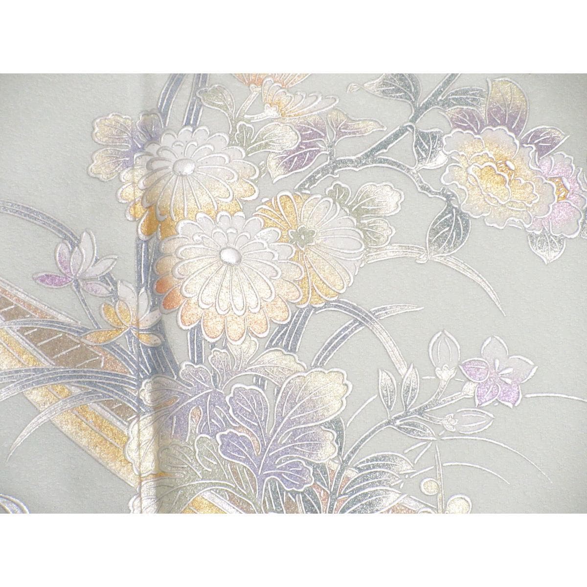 【新品】訪問着【和田光正】　銀彩加工