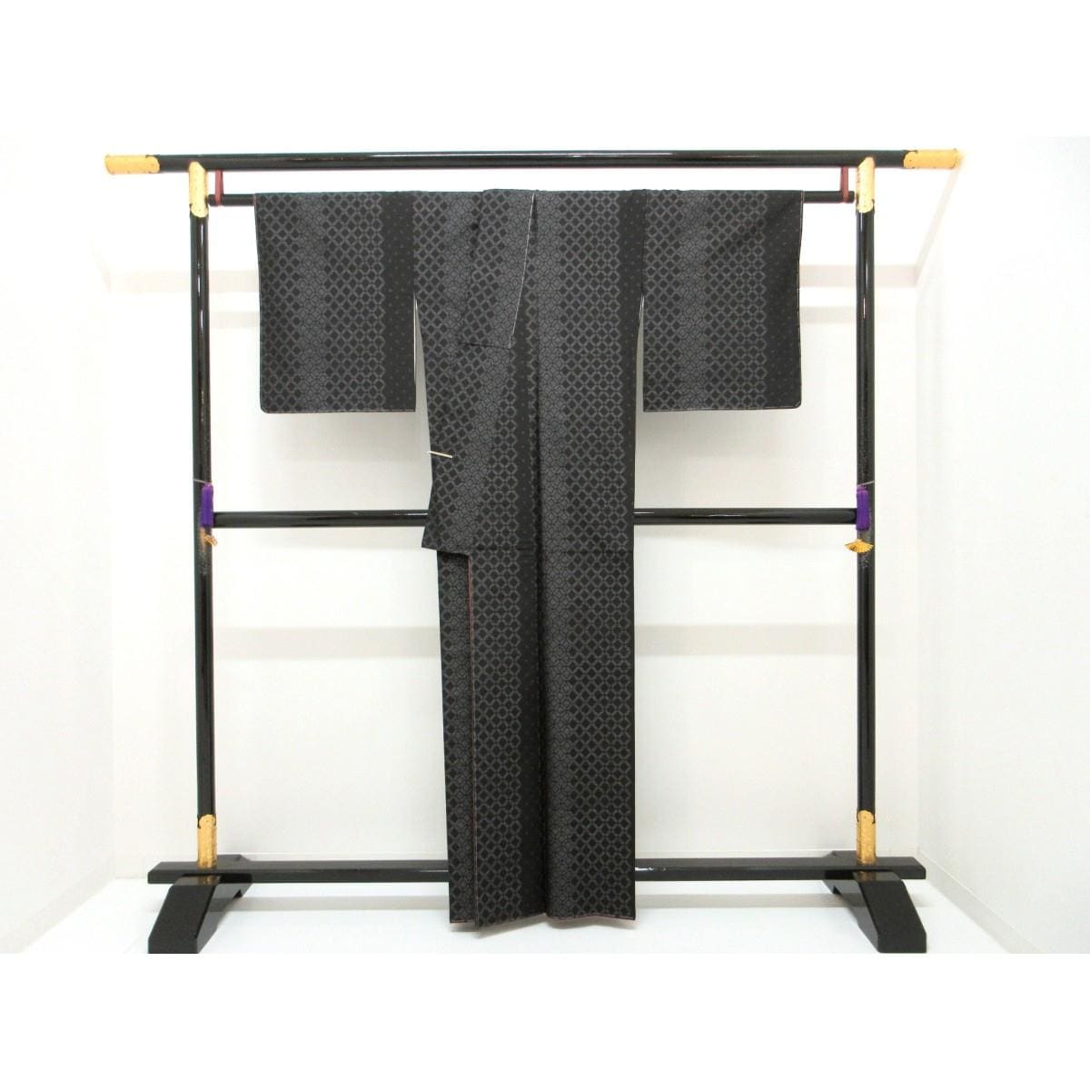 【未使用品】紬　きもの・コート　２点セット【横双大島紬】
