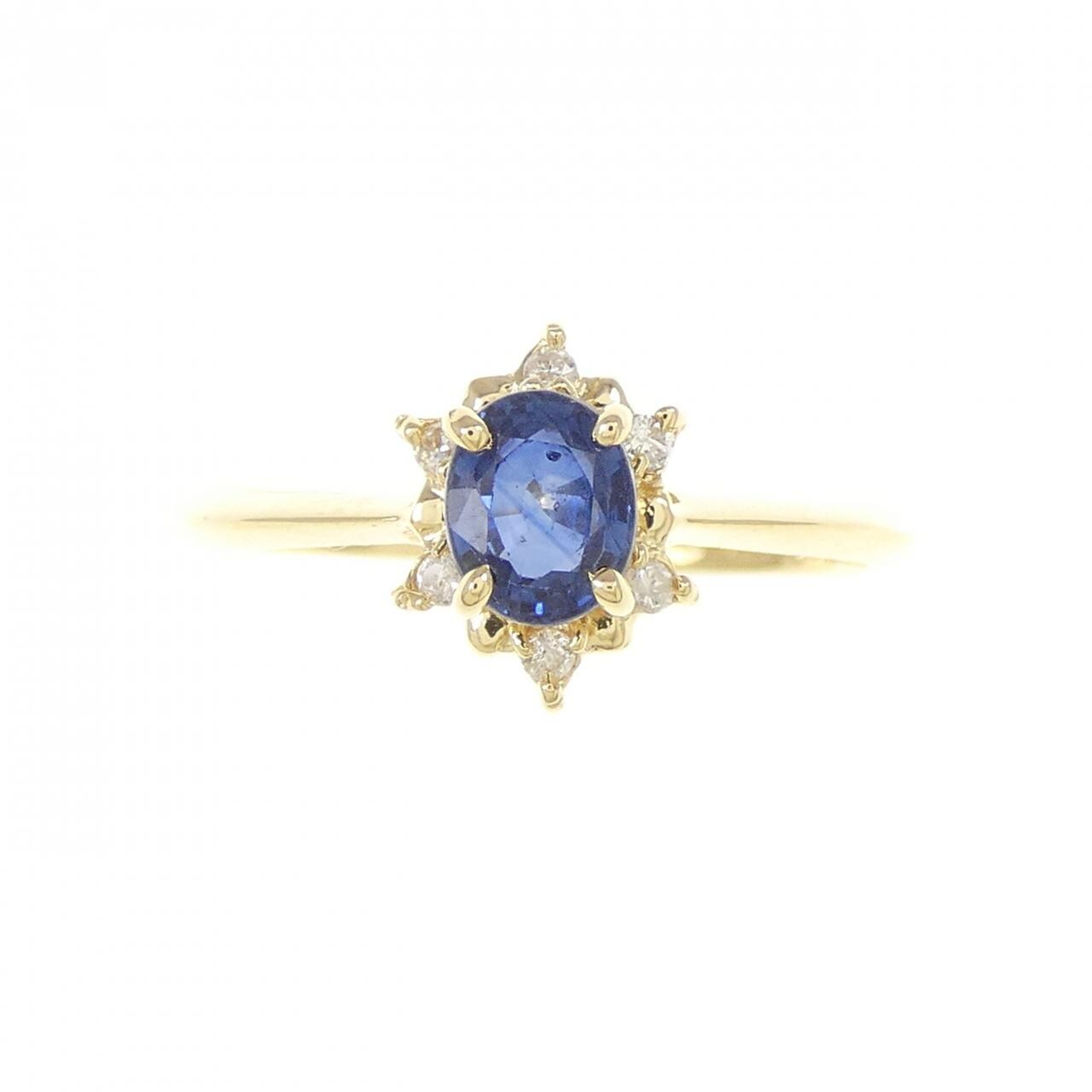 K18YG蓝宝石0.51CT