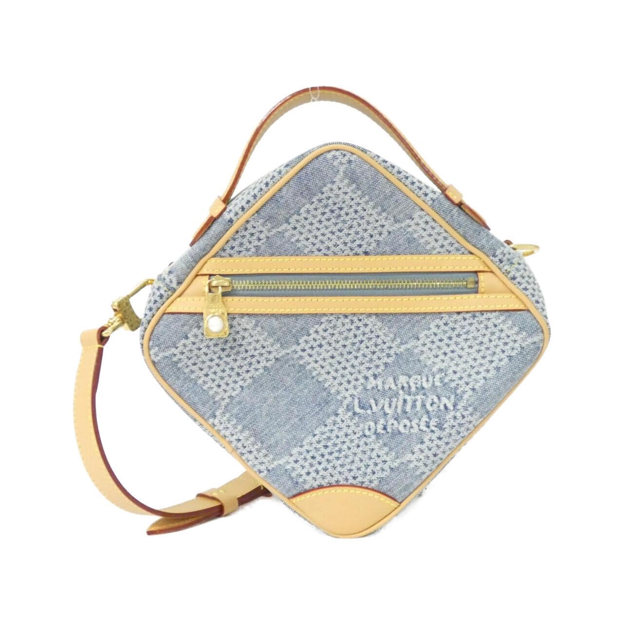ルイヴィトン ダミエ デニム 3D チェス メッセンジャー N40706 ショルダーバッグ