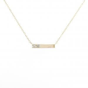 K10YG ダイヤモンド ネックレス 0.02CT