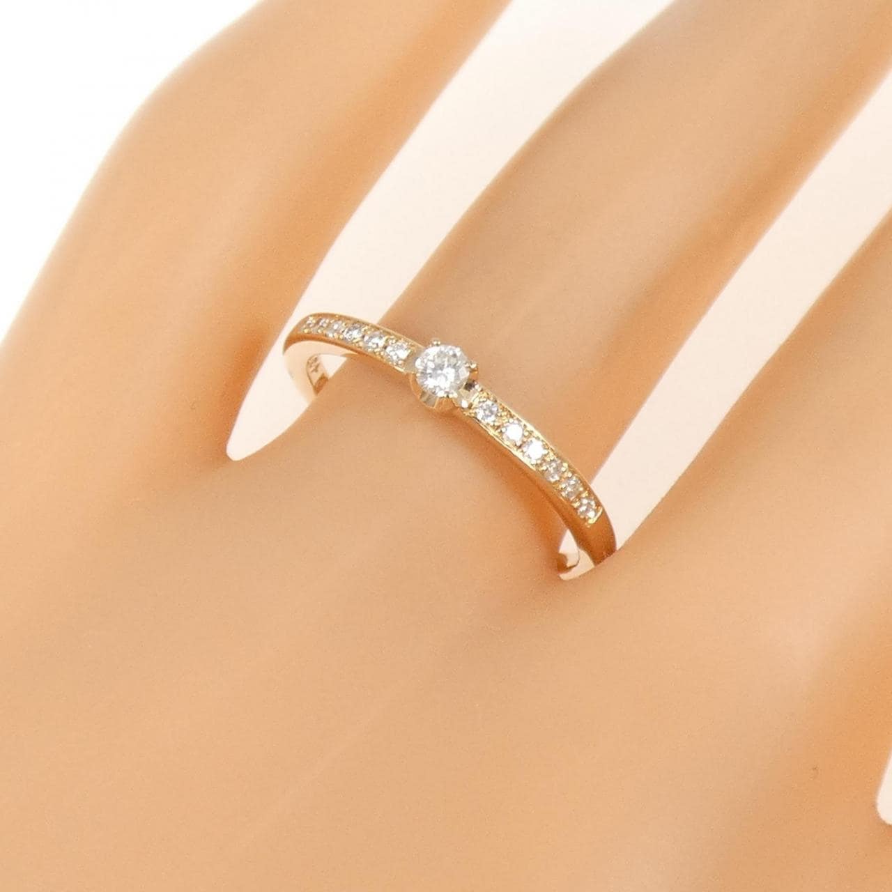 4゜C ダイヤモンド リング 0.126CT