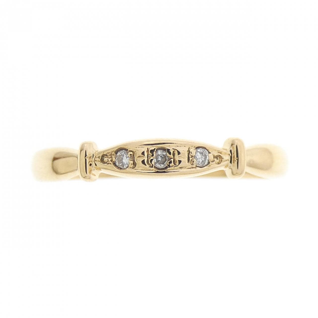 K18YG ダイヤモンド リング 0.02CT