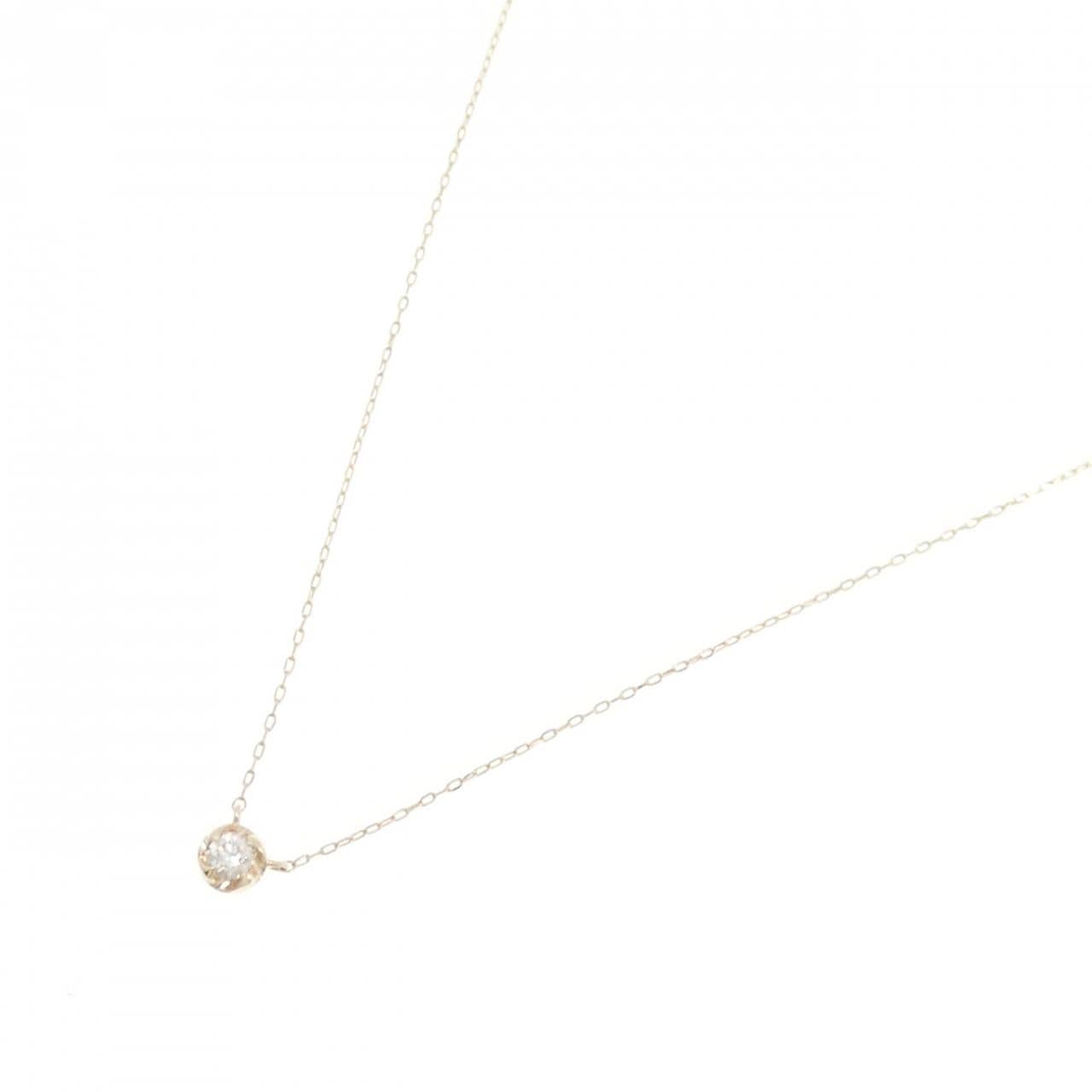 K10YG ダイヤモンド ネックレス 0.04CT