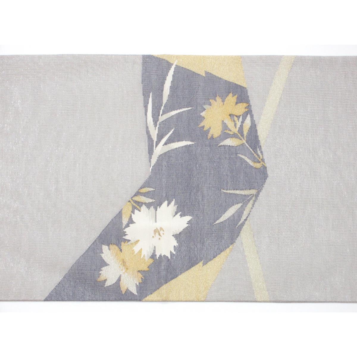 【未使用品】夏袋帯　すくい織