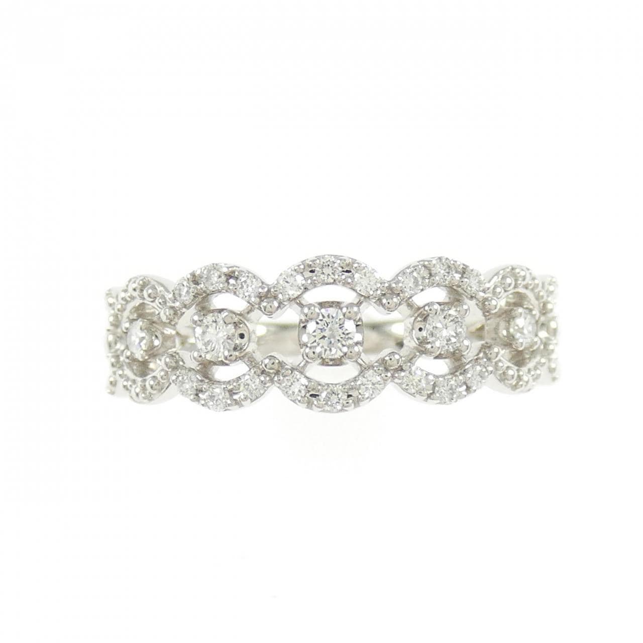 PT950 ダイヤモンド リング 0.18CT