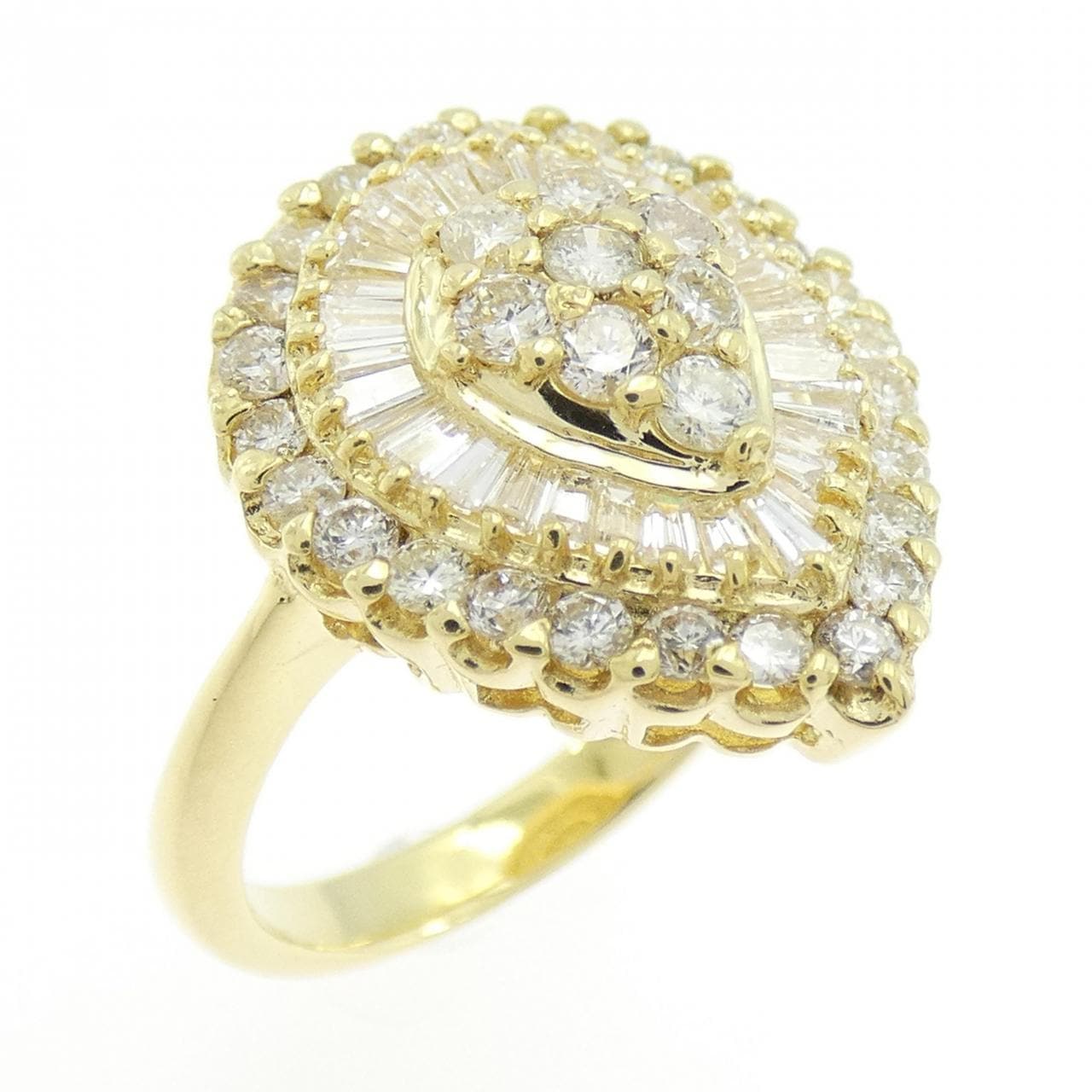 K18YG ダイヤモンド リング 1.00CT