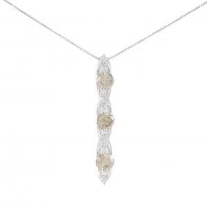 K18WG ダイヤモンド ネックレス 1.52CT