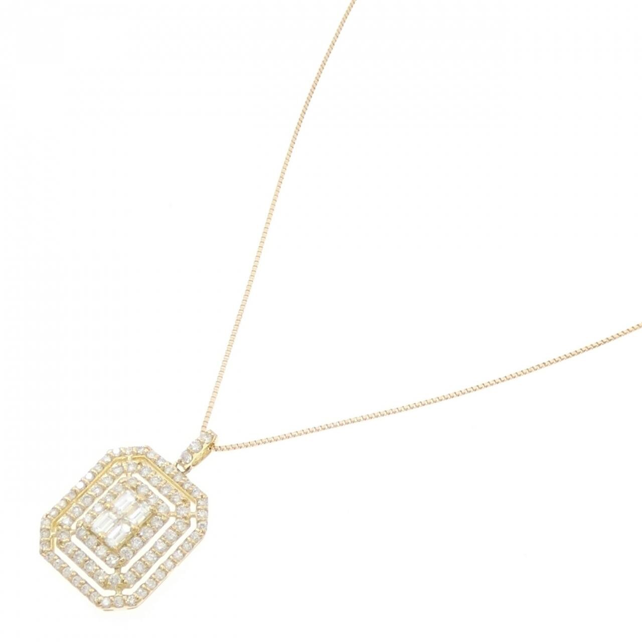 【新品】K18YG ダイヤモンド ネックレス 0.70CT