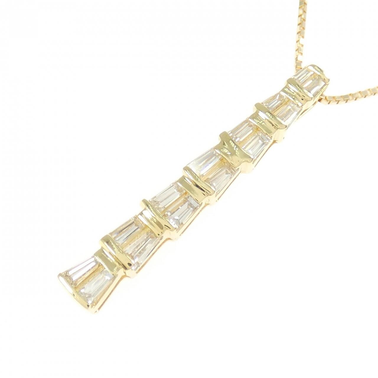 K18YG ダイヤモンド ネックレス 0.92CT