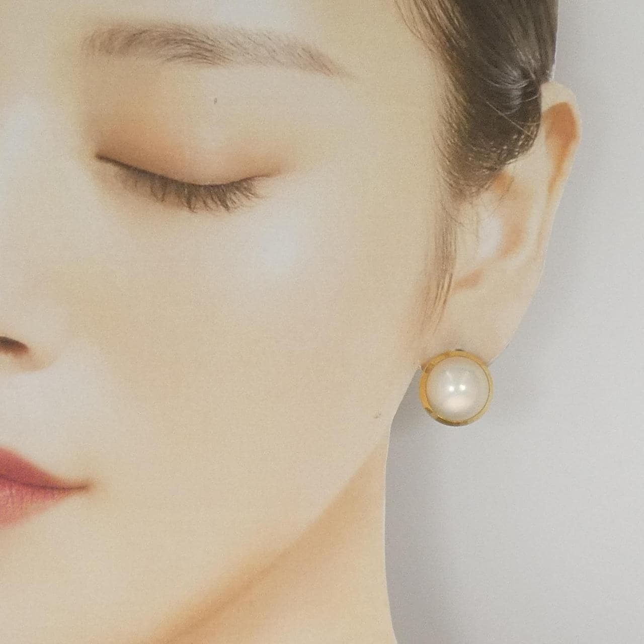 K18YG マベパール ピアス