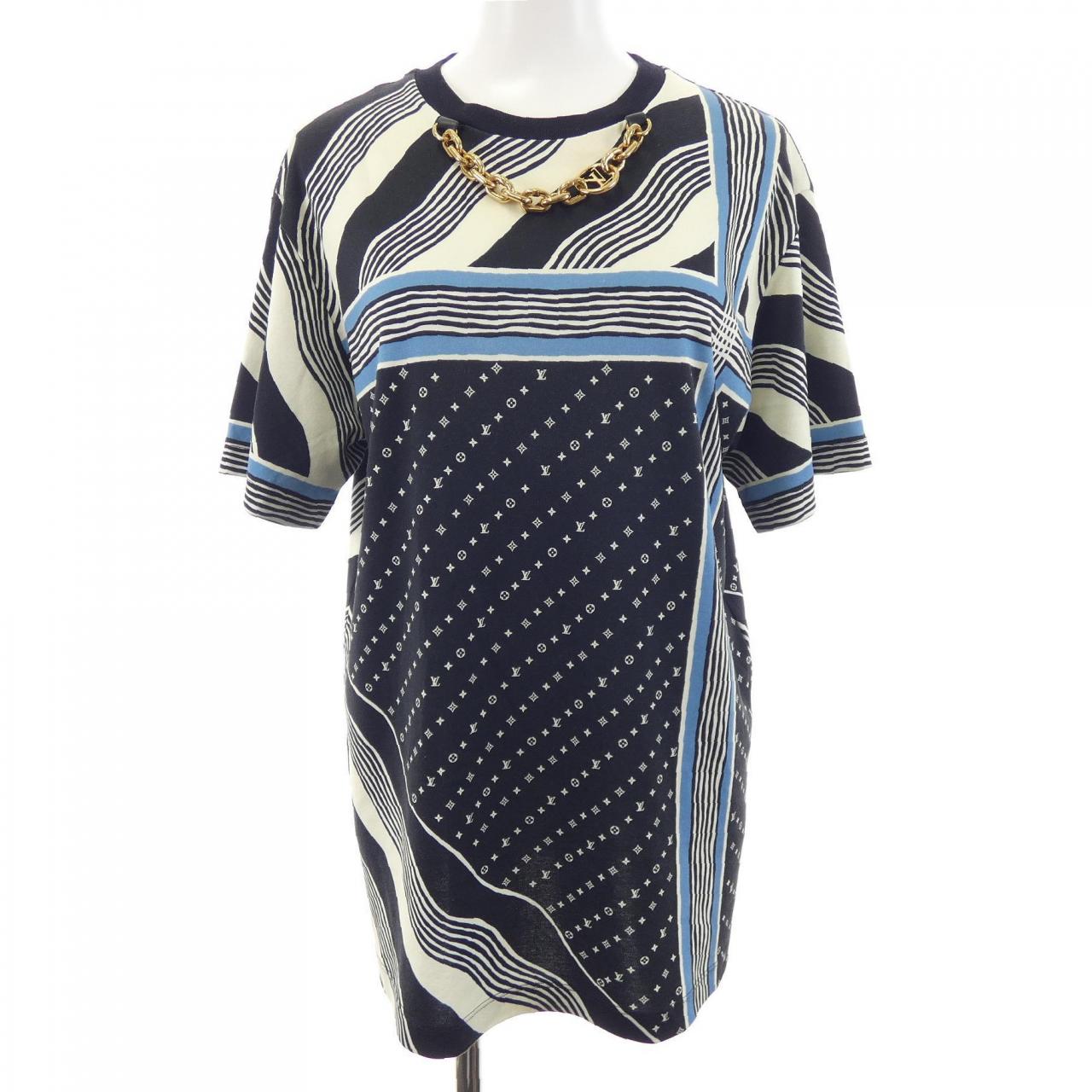 ルイヴィトン LOUIS VUITTON モノグラムウェーブTシャツ FPTS02Z00 Tシャツ