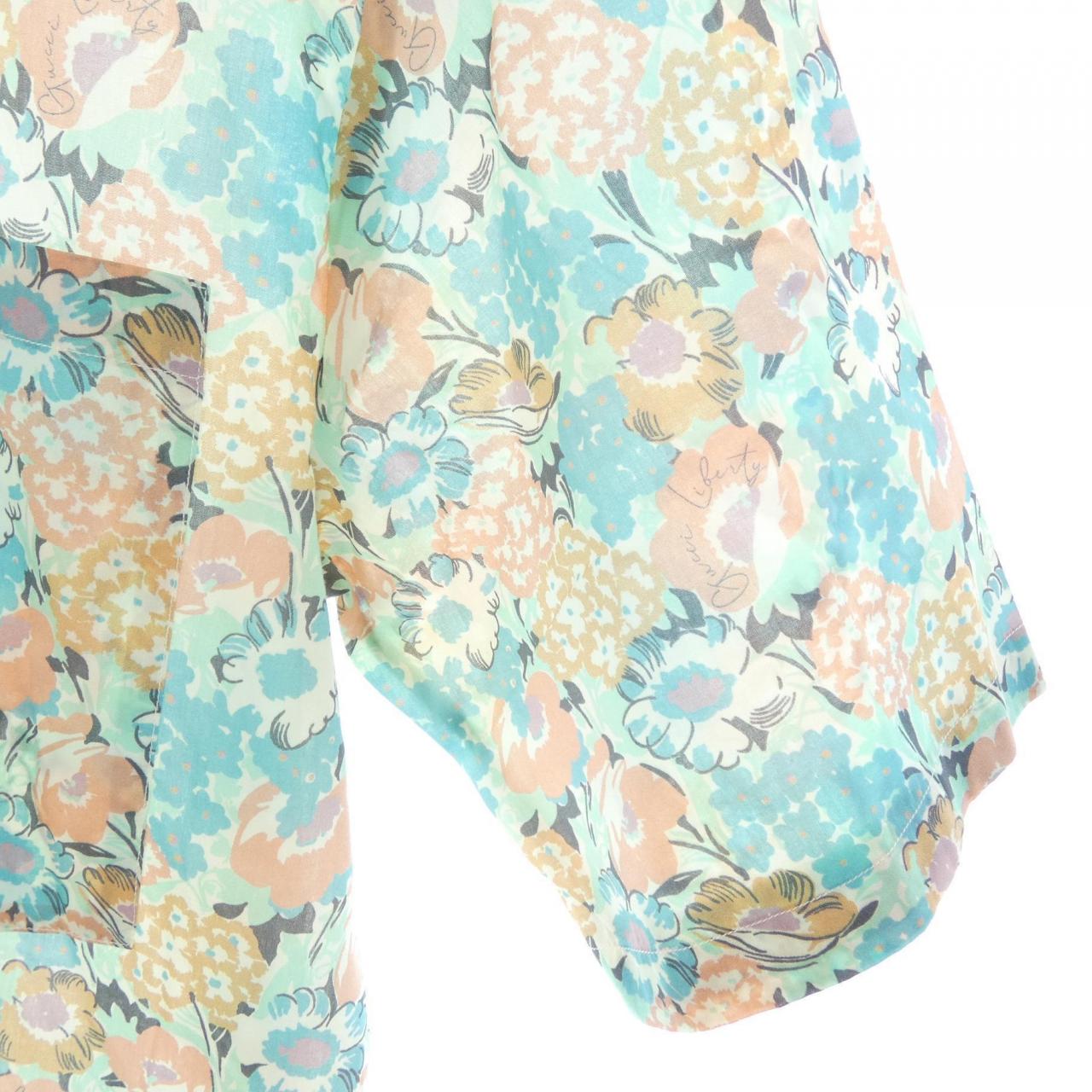 グッチ GUCCI LIBERTY LONDON 636408 ZAFKU S／Sシャツ