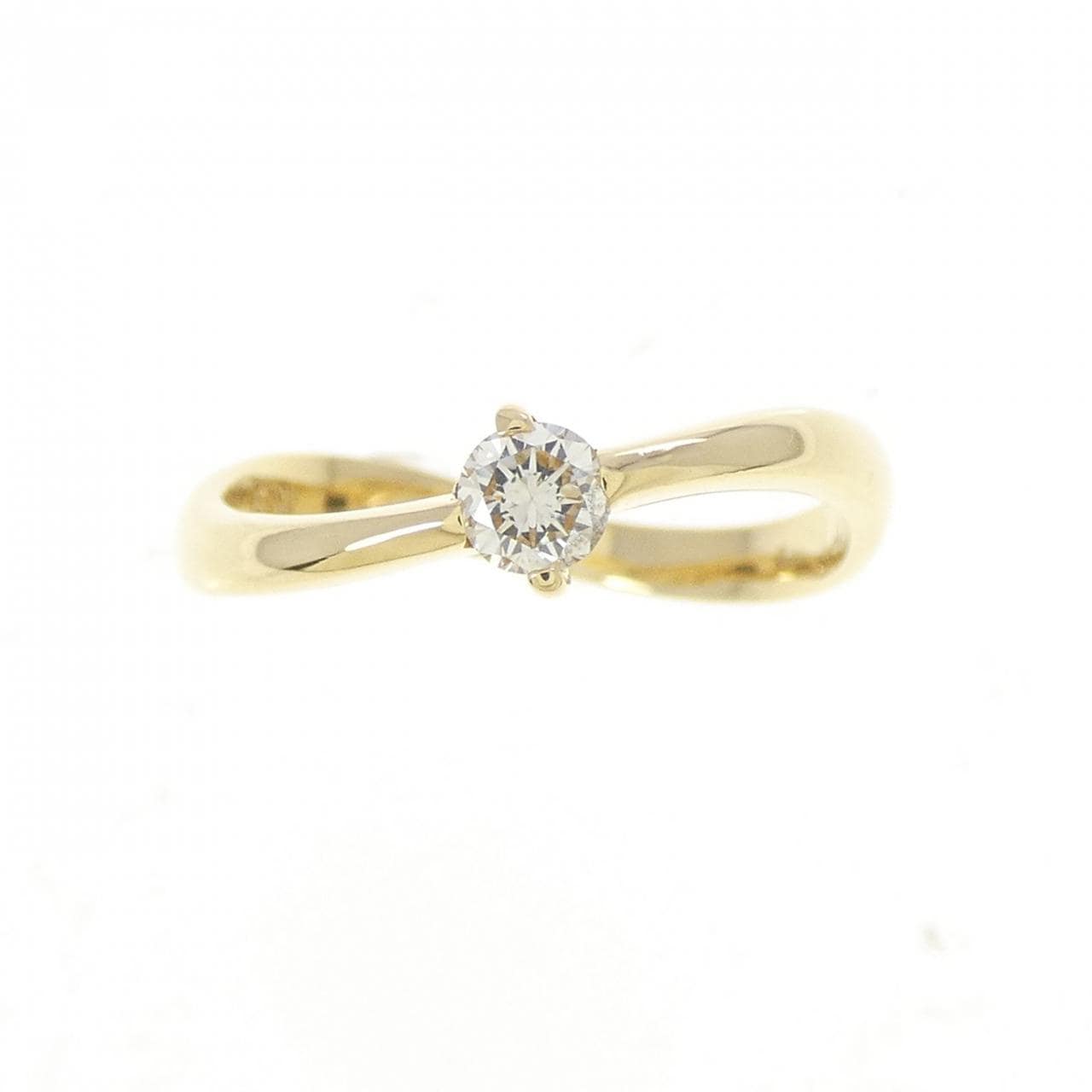 K18YG ダイヤモンド リング 0.15CT