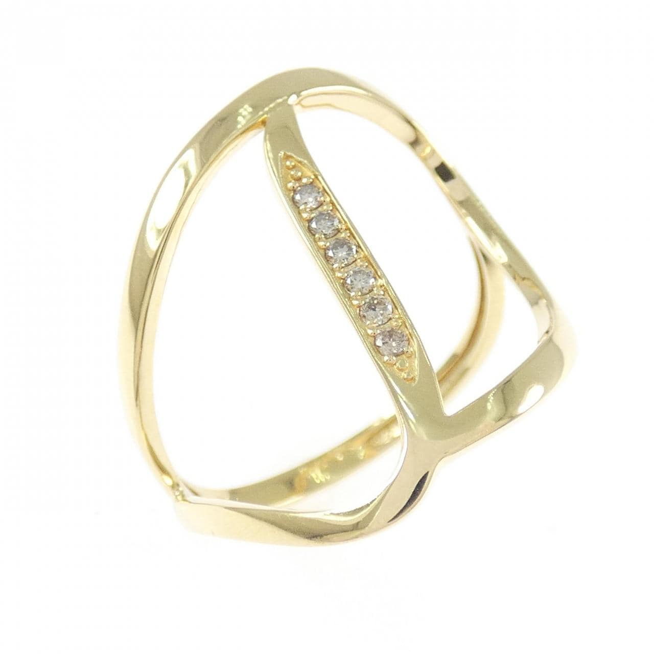 K18YG ダイヤモンド リング 0.05CT