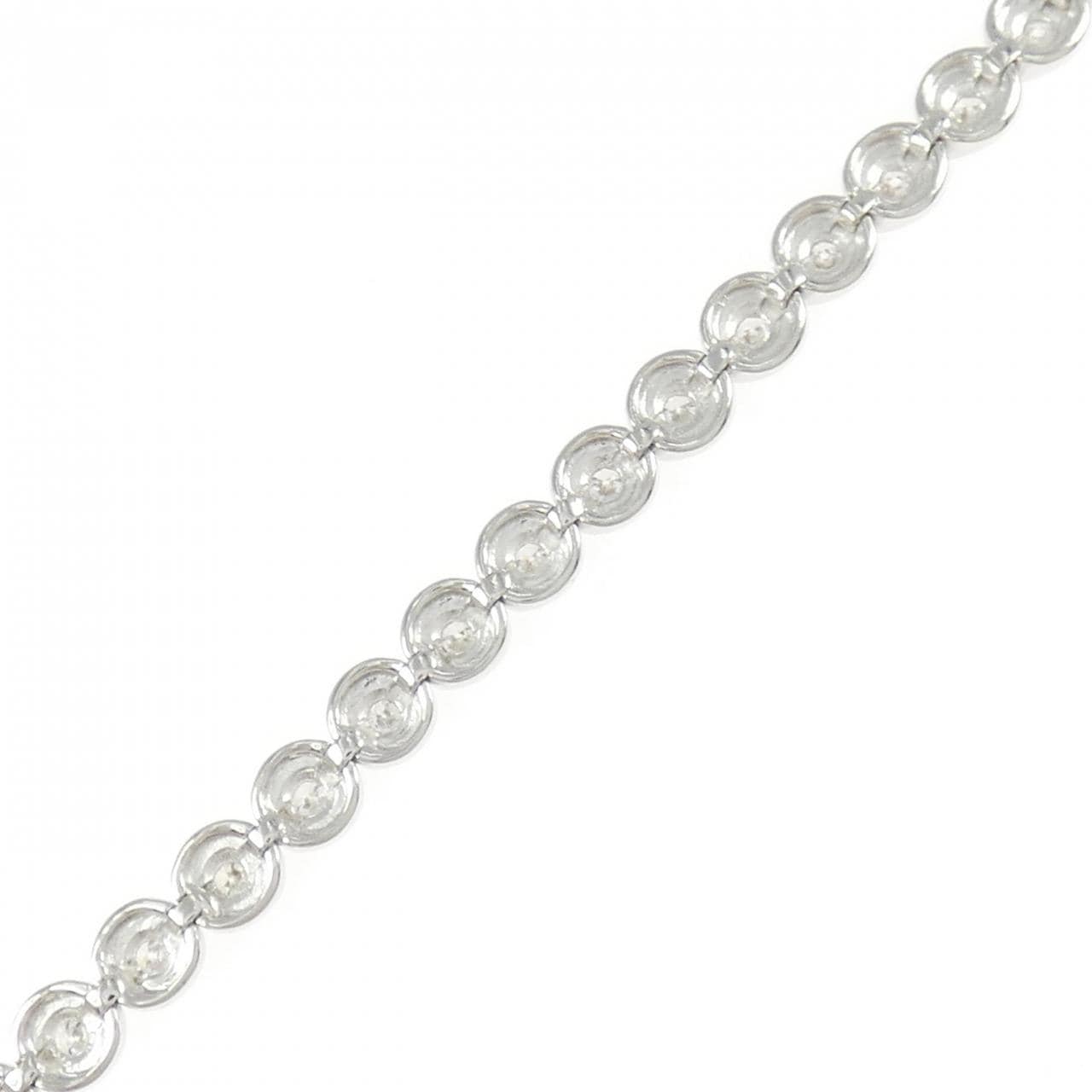 K18WG ダイヤモンド ブレスレット 2.00CT