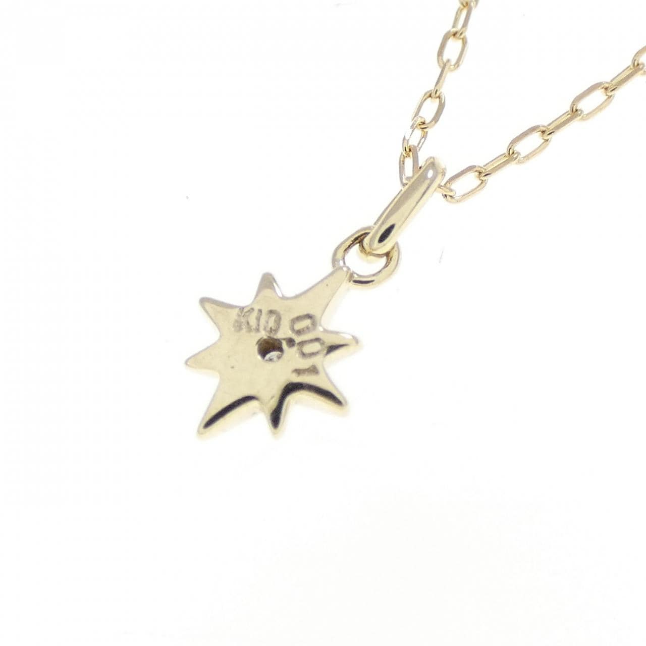 K10YG ダイヤモンド ネックレス 0.01CT