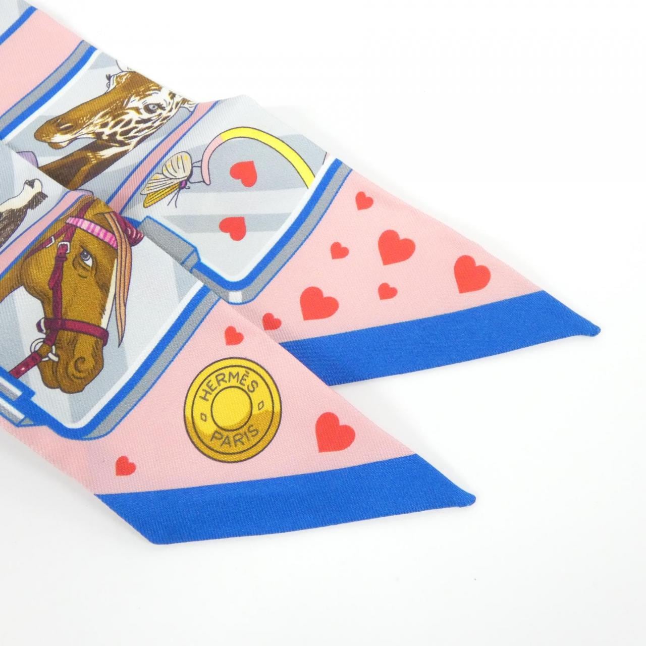 【未使用品】エルメス HERMES STORY ツイリー 063875S スカーフ