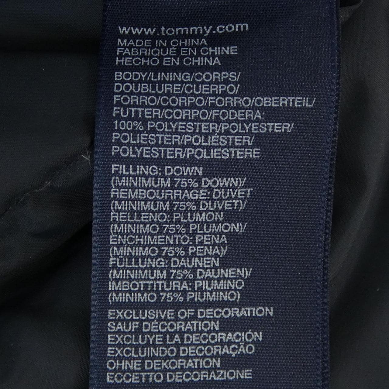 トミーヒルフィガー TOMMY HILFIGER ダウンベスト