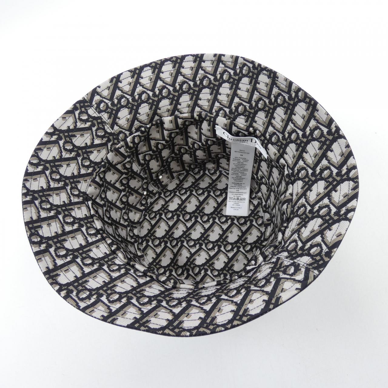 クリスチャンディオール CHRISTIAN DIOR TEDDY-D ボブハット オブリーク 95TDD923A130 ハット