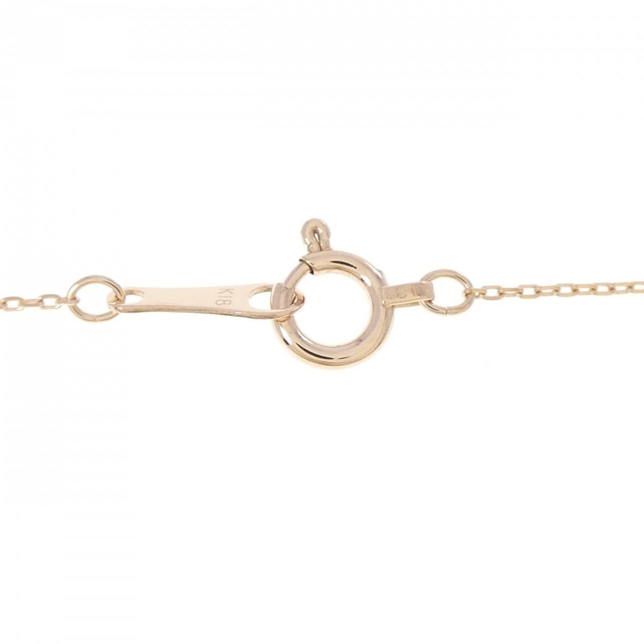 K18PG ダイヤモンド ネックレス 0.20CT