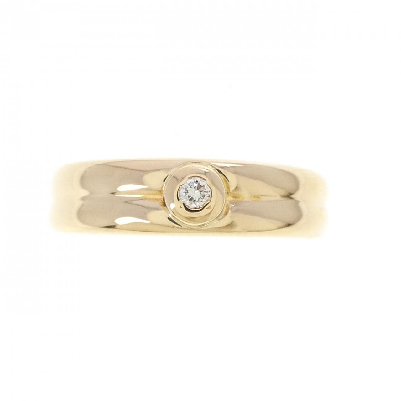 K18YG ダイヤモンド リング 0.03CT